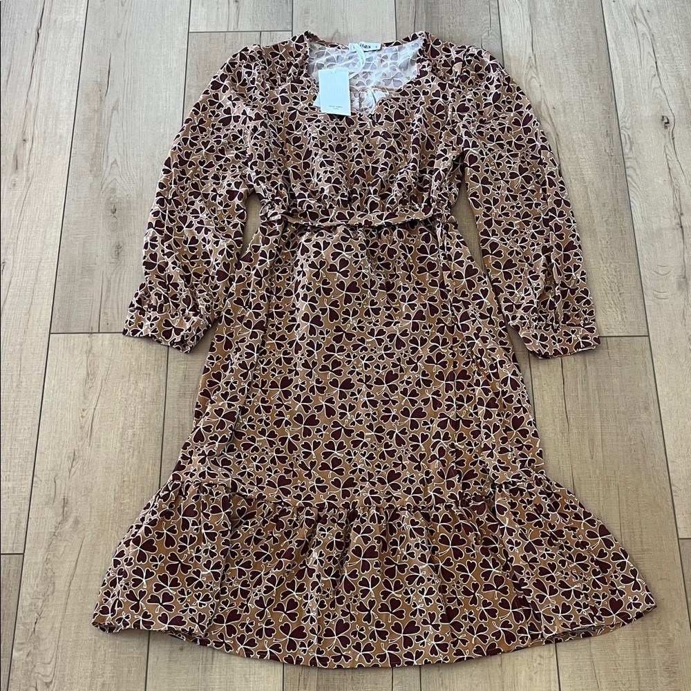 Grace Karen Floral Wrap Dress